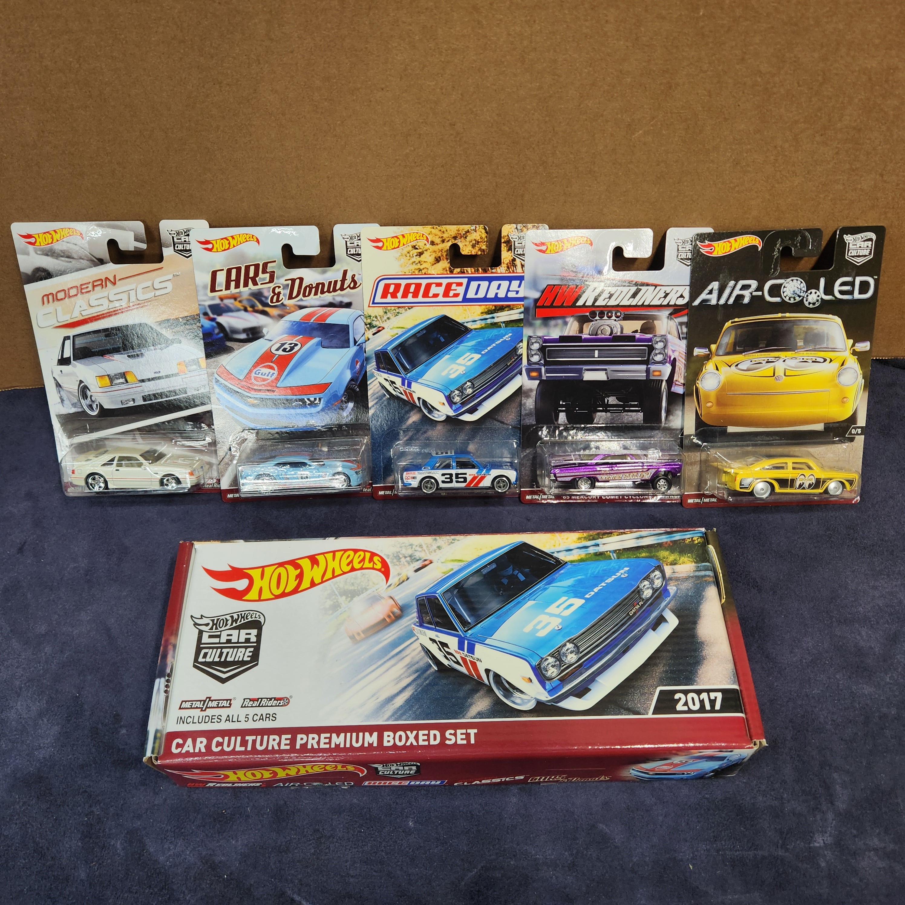2017 Hot Wheels Car Culture Premium Box Set RLC Open Box Complete