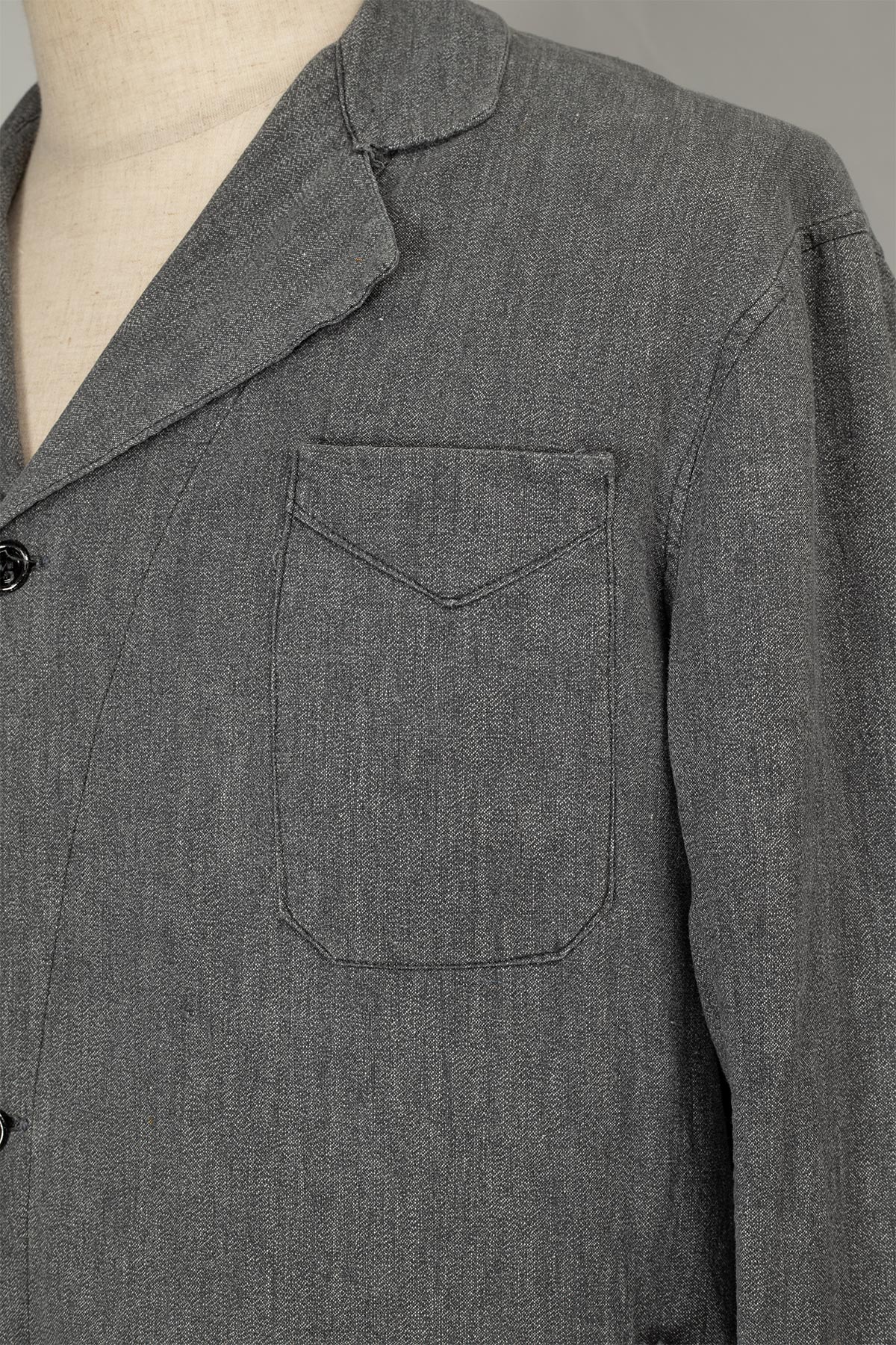 在庫限り】50s Black Chambray Atelier Coat | ヨーロッパ古着の57 Rue