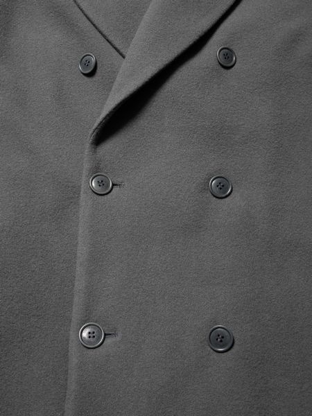 COOTIE / Wool Mossa Double Chester Coat -Gray- | 80-HACHIMARU-