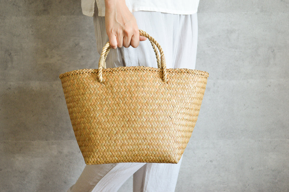 カチュー角底バッグ 収納もおでかけも｜市川籠店 – 市川籠店 | 1basketry