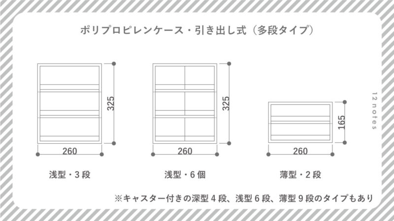 小物収納なら引き出し式がおすすめ！無印良品のポリプロピレン収納容品