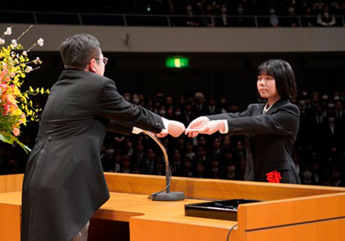 令和7年度の入学式が挙行されました | 東北電子専門学校