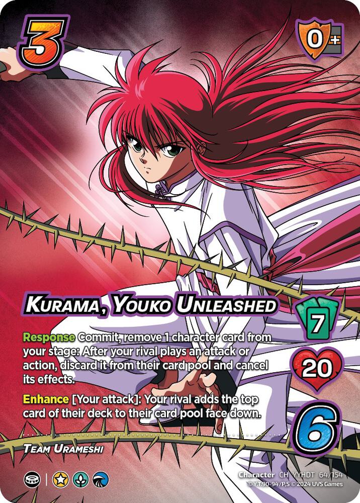 Kurama, Youko Unleashed - Yu Yu Hakusho: Dark Tournament