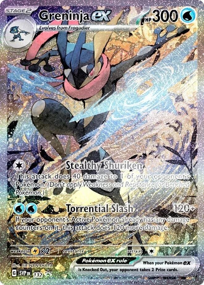 Greninja ex - 132 - SV: Scarlet & Violet Promo Cards - Pokemon