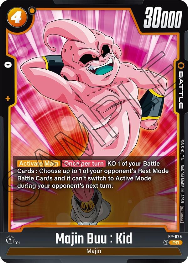 Majin Buu : Kid - Fusion World Promotion Cards and Packs - Dragon