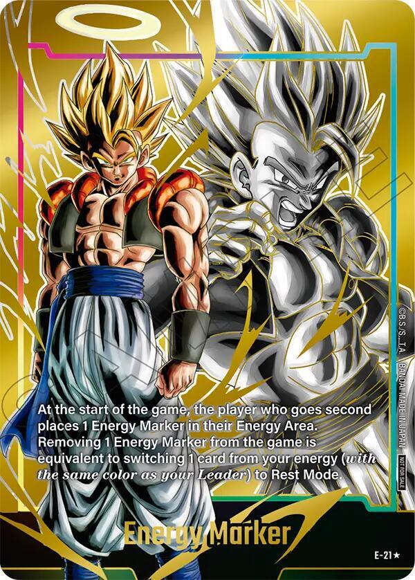 Energy Marker (E-21) (Gold) - Fusion World Energy Markers - Dragon