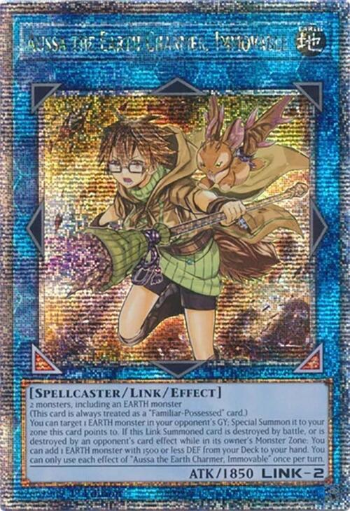 Aussa the Earth Charmer, Immovable (Quarter Century Secret Rare