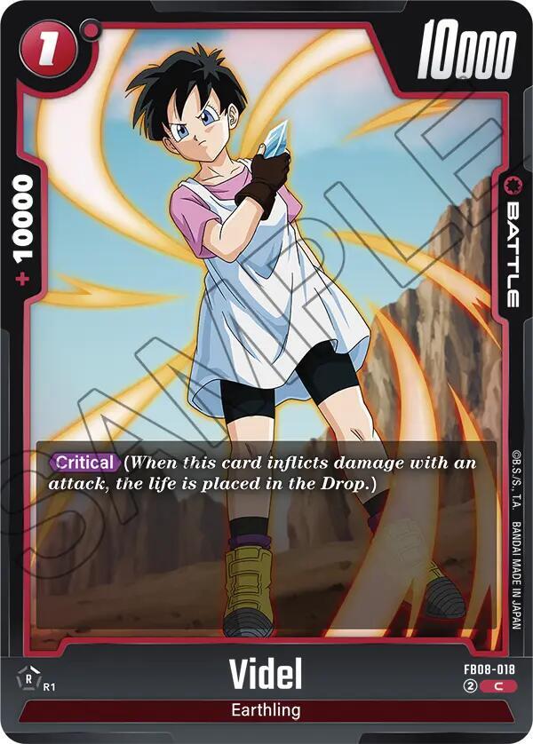 Videl - FB08-018 - Saiyan's Pride - Dragon Ball Super: Fusion