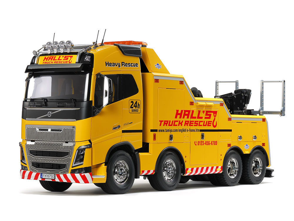 1/14RC ボルボ FH16 グローブトロッター 750 8x4 レッカートラック: RC