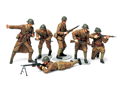 1/35 フランス歩兵セット: スケールモデル｜TAMIYA SHOP ONLINE