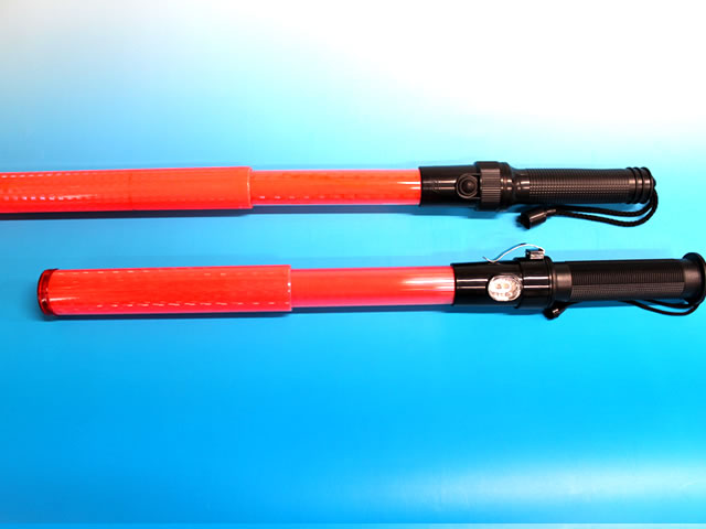 伸び縮みする誘導灯・信号灯 スーパーライト - 警備用品・防犯用品