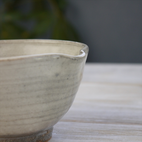 益子焼/知床窯/片口小鉢 /粉引き/11X11 X 1 - テーブルライフストア