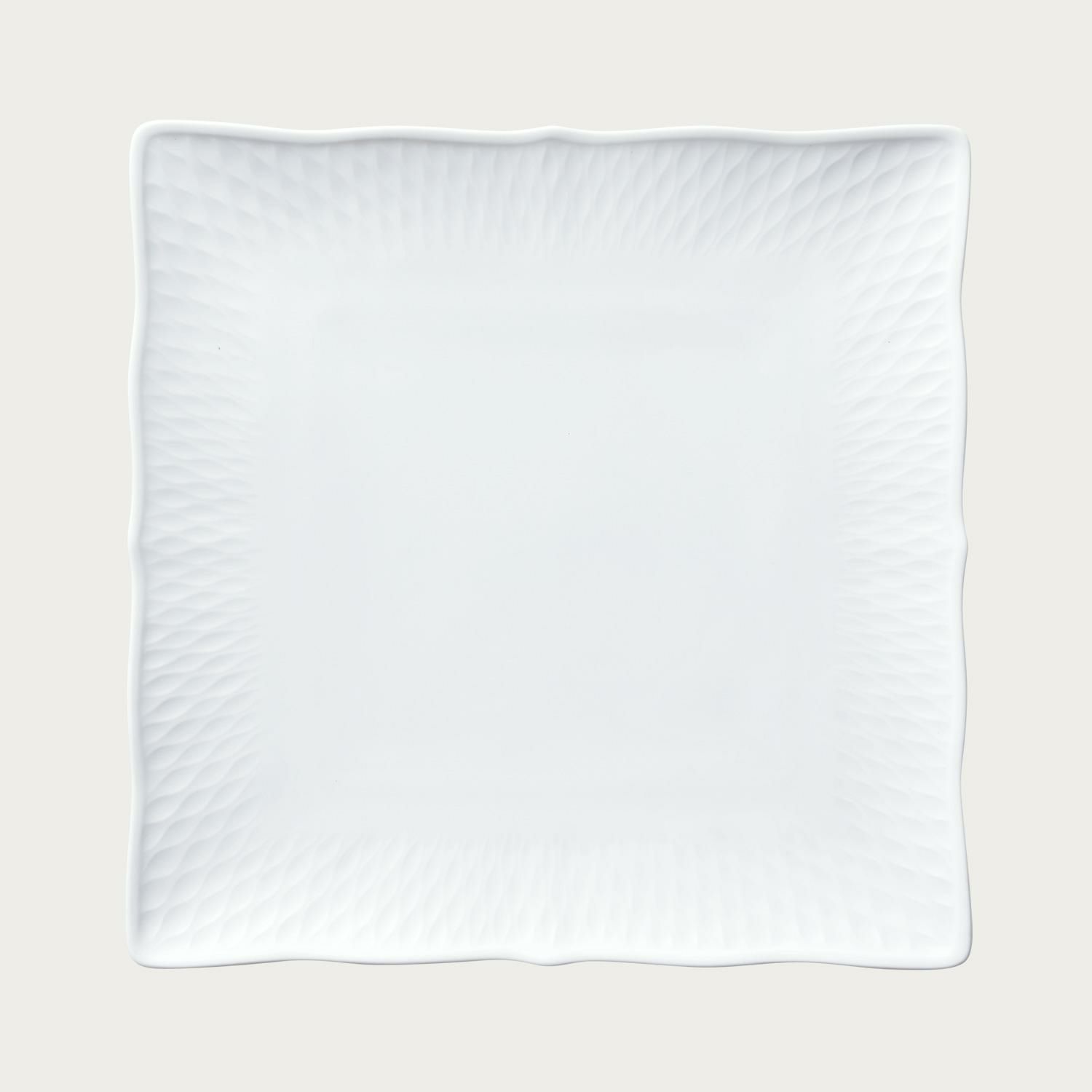 シェール ブラン 27cmスクエアプレート | ノリタケ食器公式オンライン