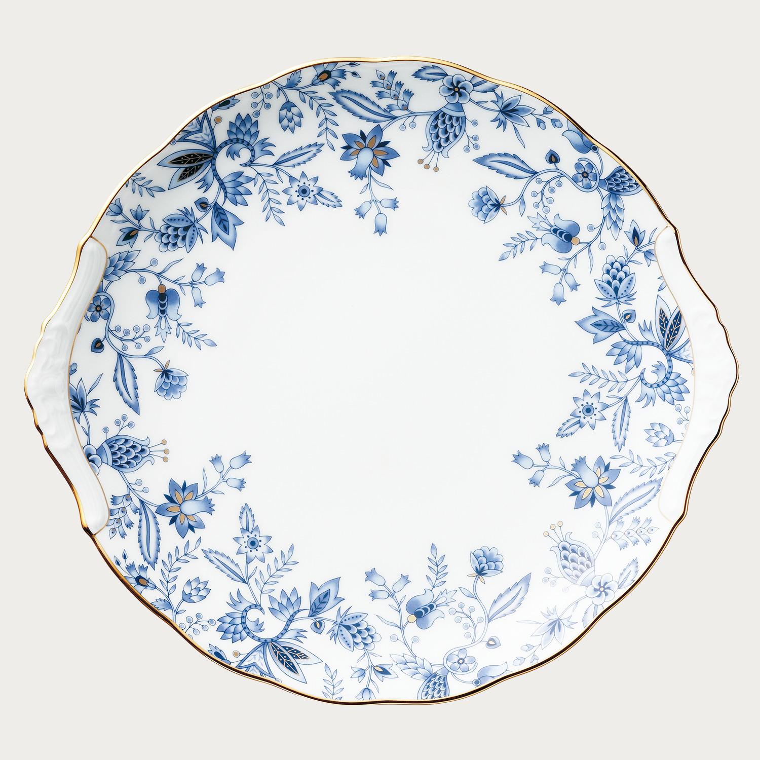 ブルーソレンティーノ 色線仕上げアイテム 21cmプレート | ノリタケ