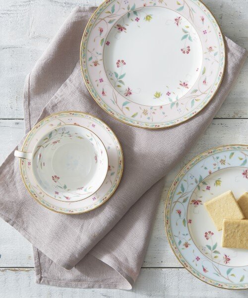 花更紗 カップ&ソーサー(ブルー) | ノリタケ食器公式オンラインショップ