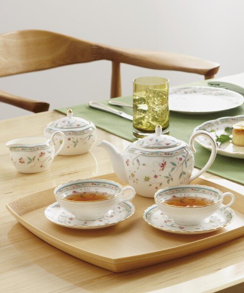 花更紗 カップ&ソーサー(ブルー) | ノリタケ食器公式オンラインショップ