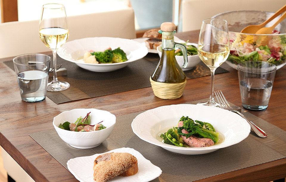 シェール ブラン 27cmオーバルプレート | ノリタケ食器公式オンライン