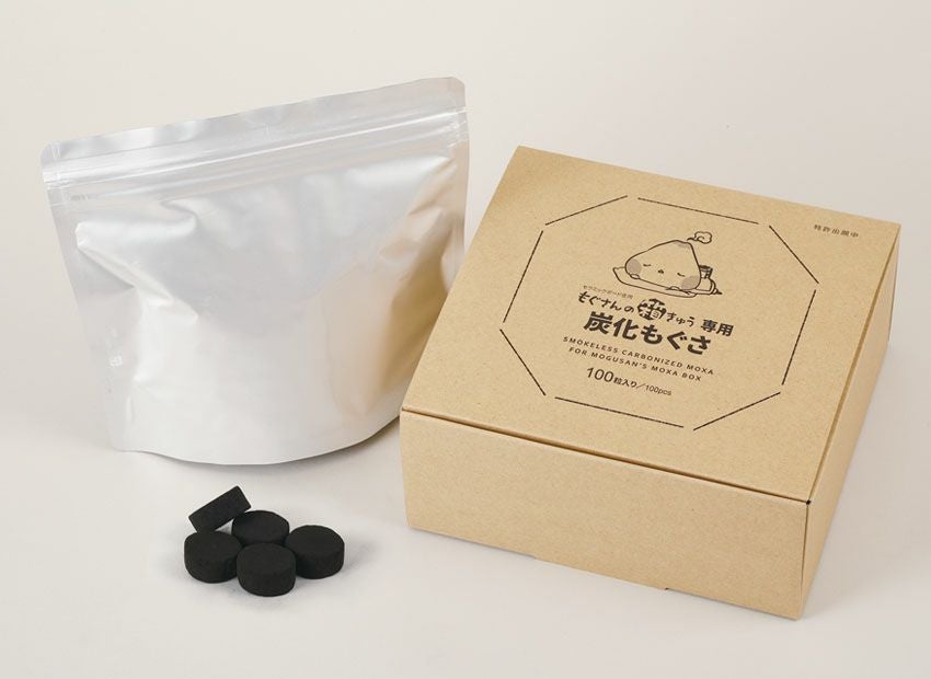 もぐさんの箱きゅう 専用炭化もぐさ 100点入 | タカチホメディカルショップ