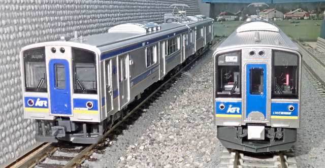 IGRいわて銀河鉄道7000系・KATOとマイクロを比較する: 光山市交通局の