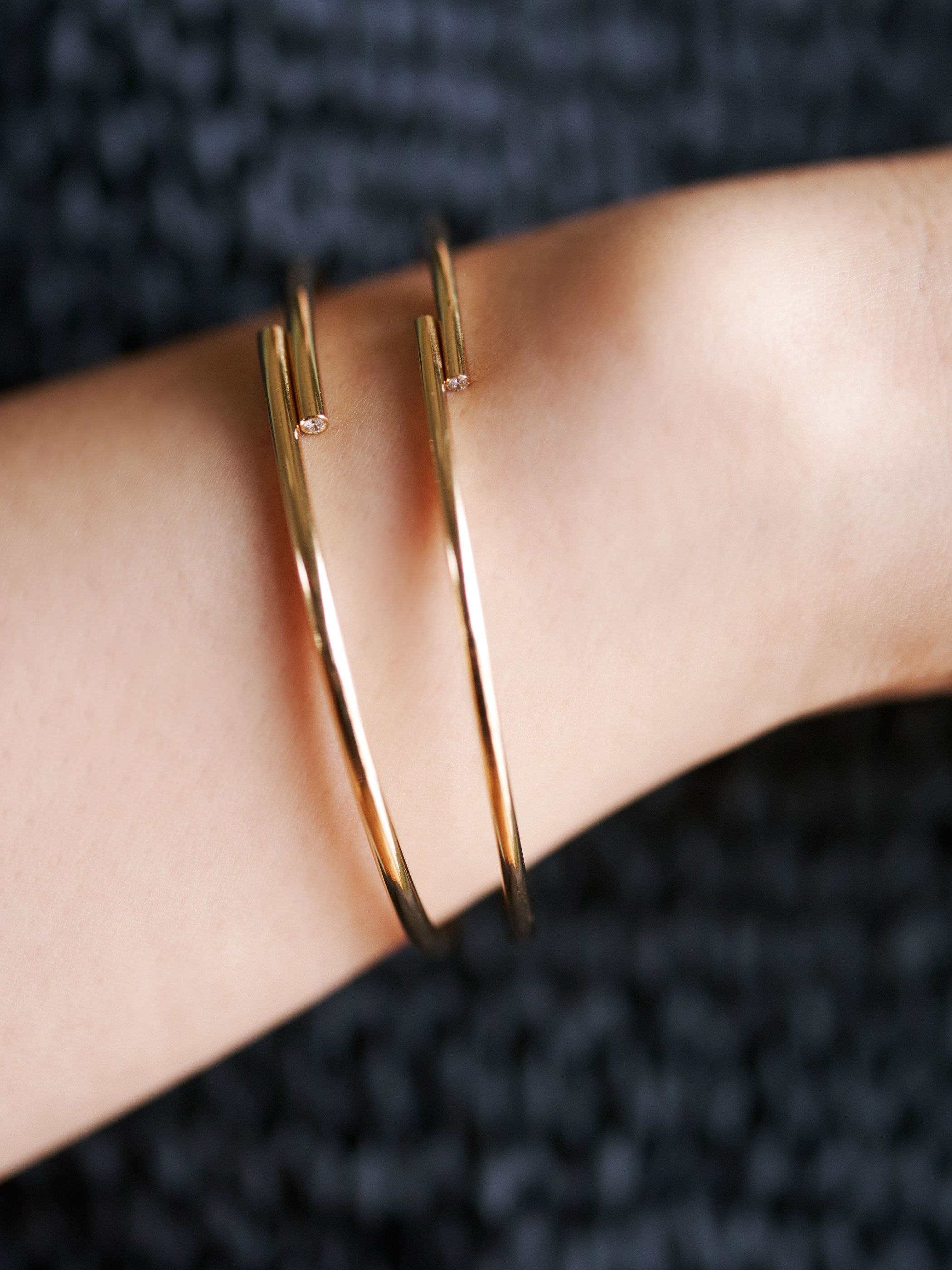 CROSSING / Bracelet / Round / 1.8MM / S