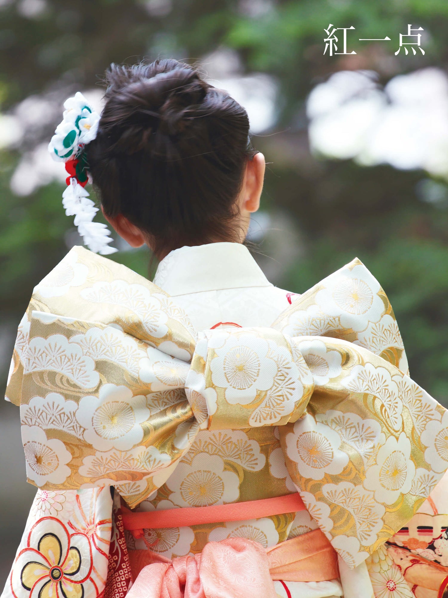 S0716 源氏車に鶴（クリーム） | 七五三着物レンタル | tententen