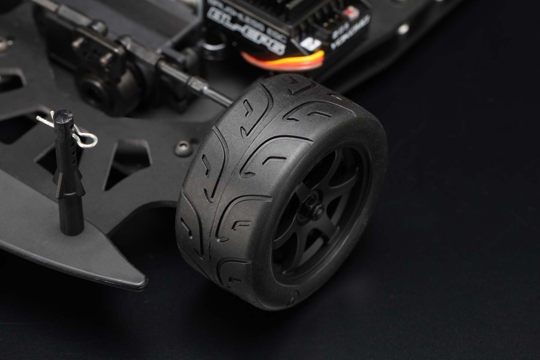 1/12スケールカー ルーキースピード GT1 シャーシ Type-Aボディ付き