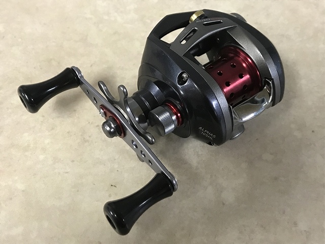ベイトリール 「ダイワ アルファス フィネスカスタム 105HL」をお譲り