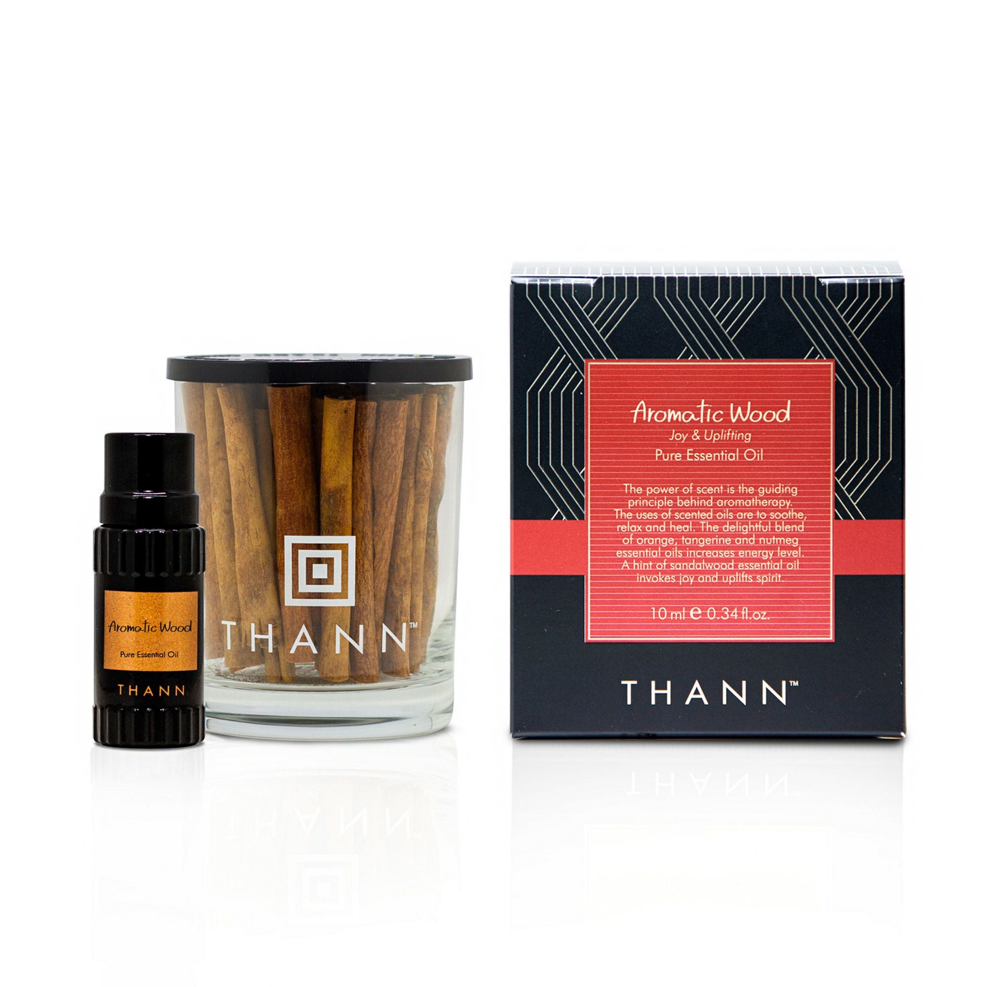 エッセンシャルオイル AW 10ml ポプリ付 《アロマティックウッド》 | THANN