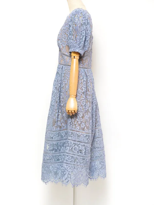 SELF PORTRAIT（セルフポートレイト） フラワーレースドレス（ライト