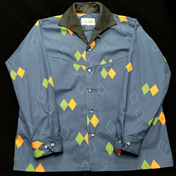 ロカビリーシャツ/チェック/アーガイル/fiftys fashion