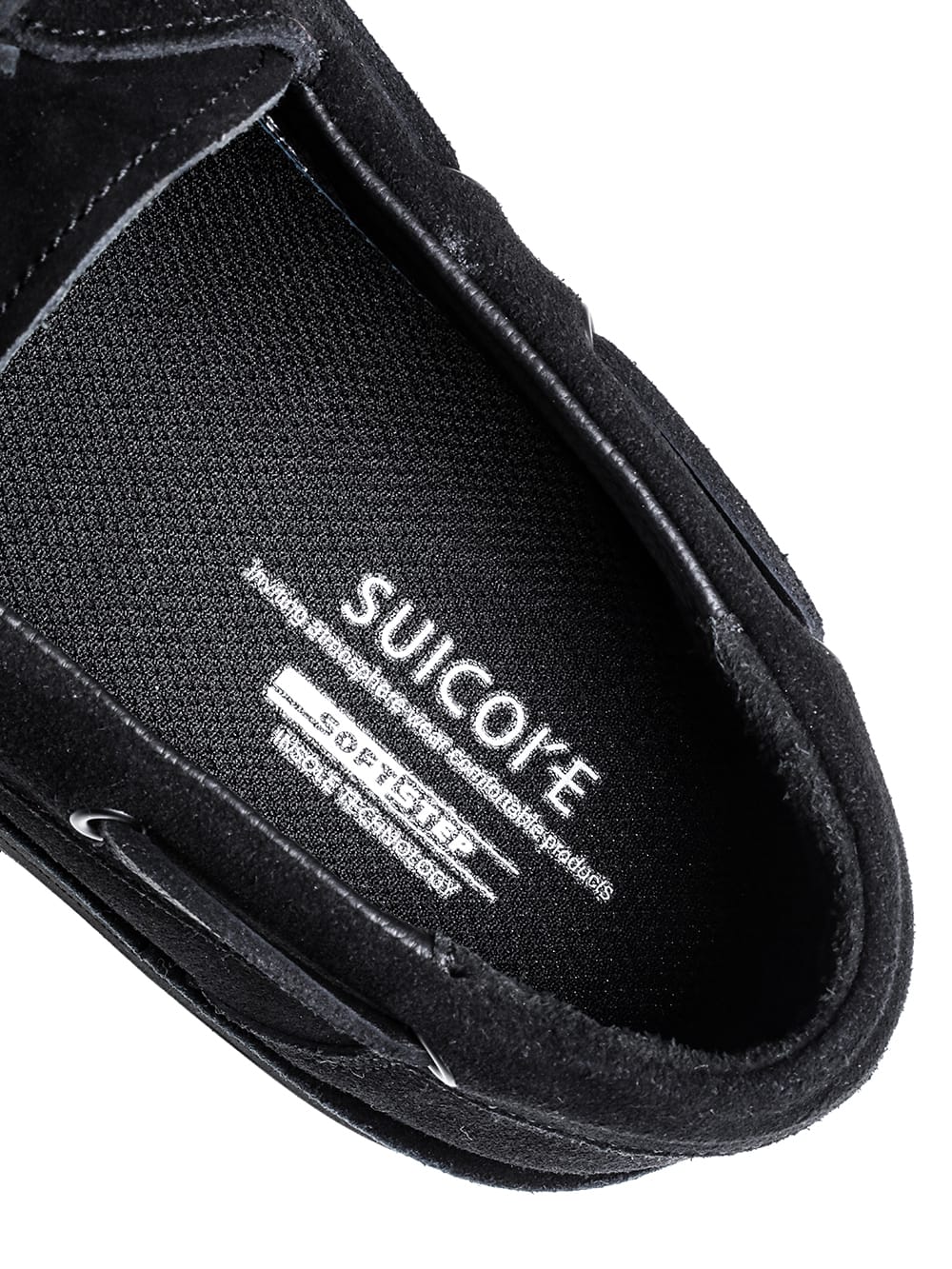 sf.0005AW25-black モカシンシューズ The Black-and-White Realism