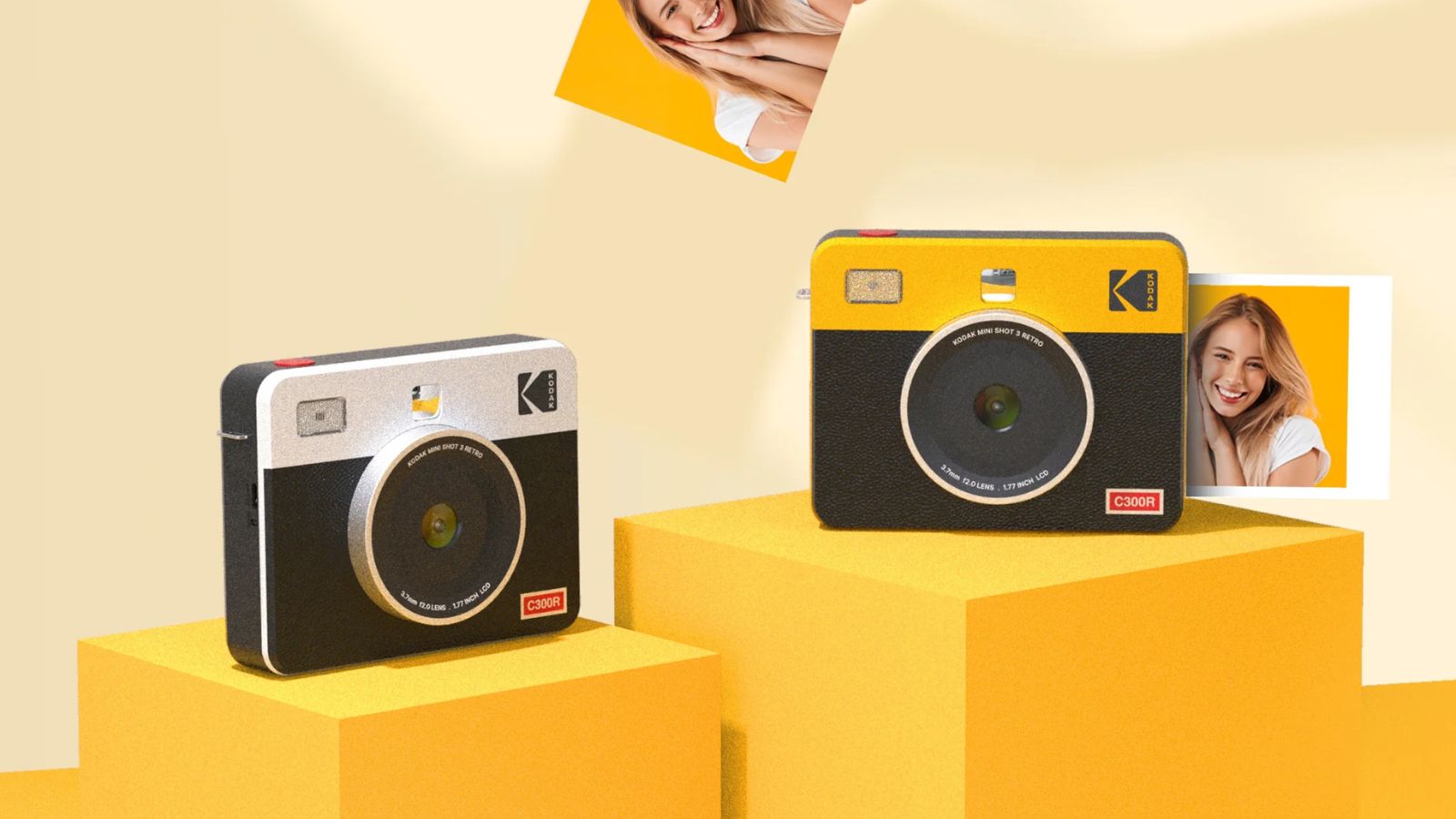 Kodak Mini Shot 3 Retro Instant Camera with 4PASS Photo Printing