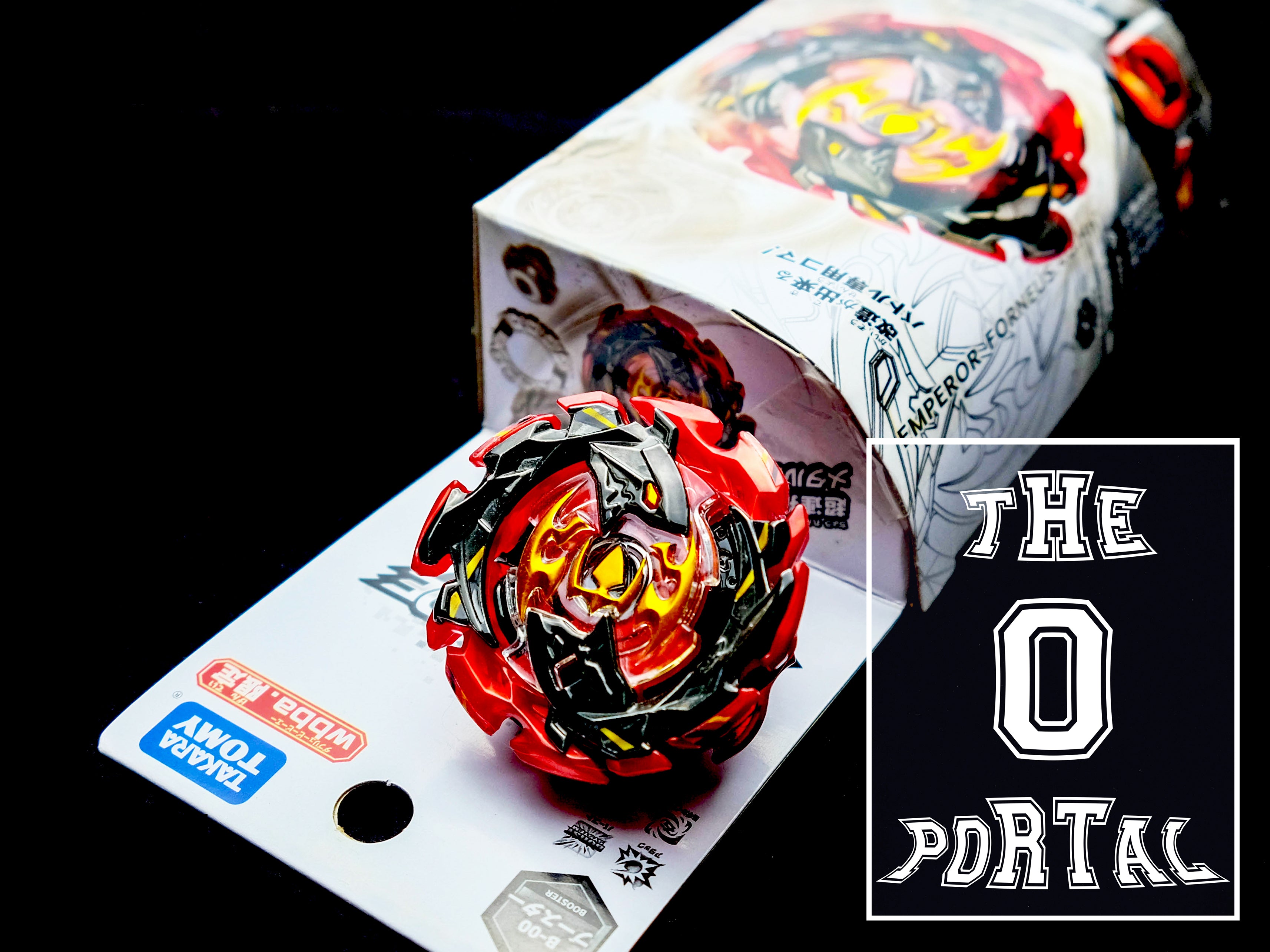 TAKARA TOMY Beyblade BURST Cho-Z B-00 Emperor Forneus 4Glaive