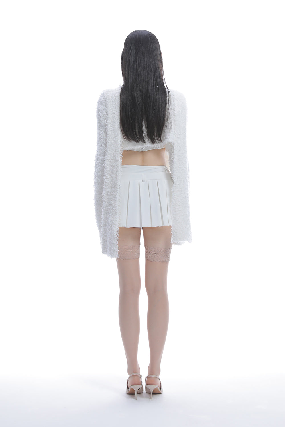 THEREDTHREAD / ザレッドスレッド】S ring pleats skirt full