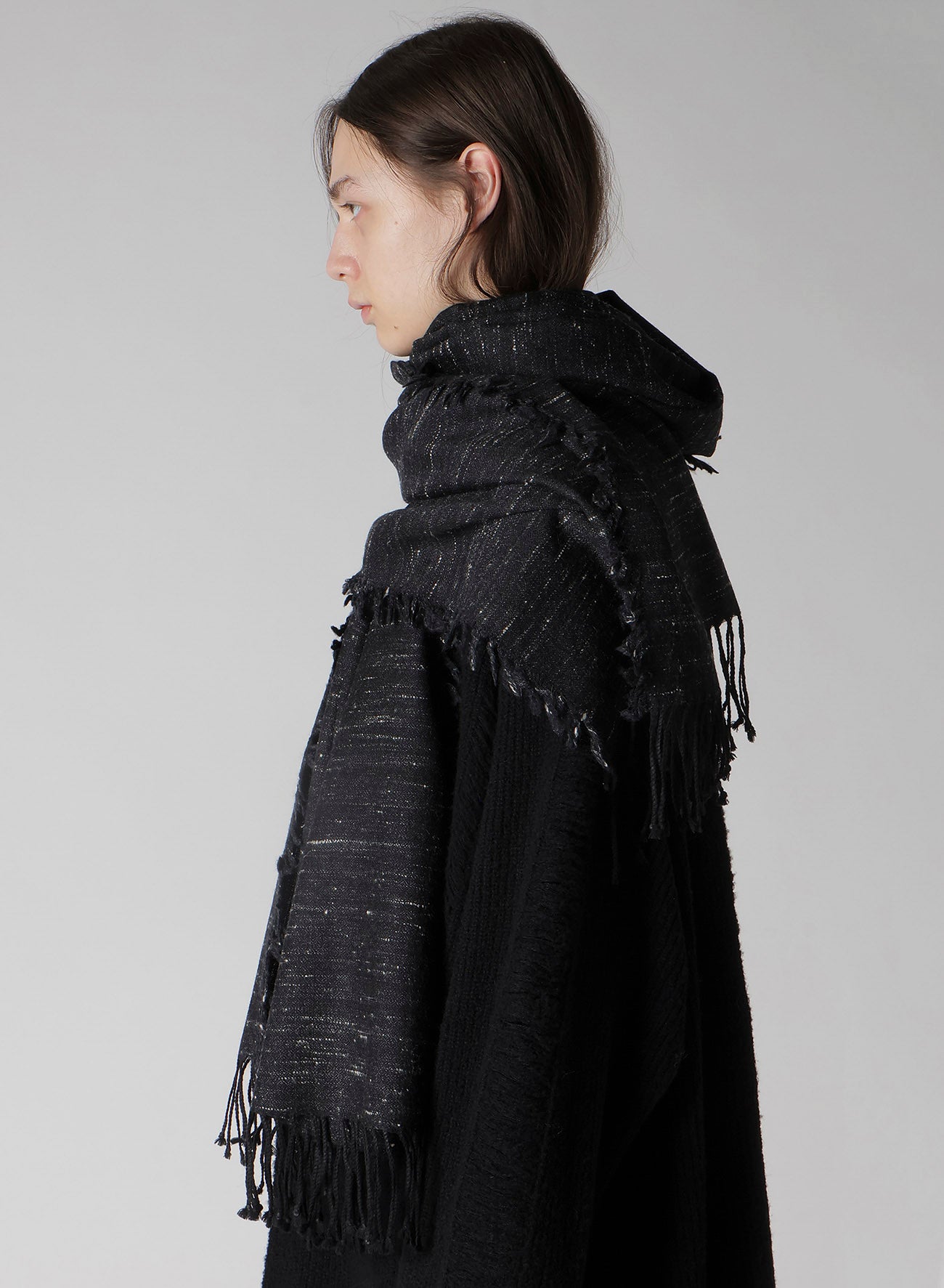 W/DIAMOND JQ YAK WOOL SCARF – THE SHOP YOHJI YAMAMOTO