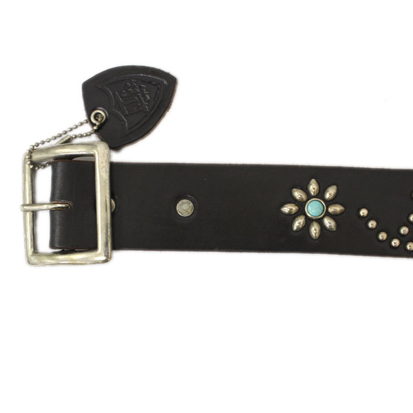 HTC(Hollywood Trading Company) ST125 Turquoise Flower Belt