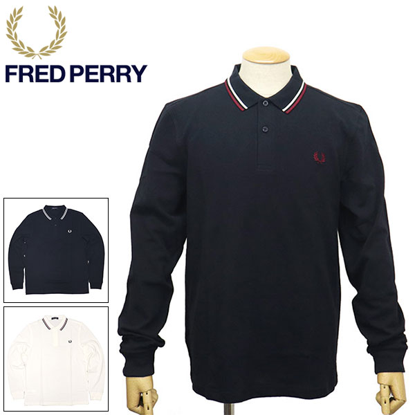 正規取扱店 FRED PERRY (フレッドペリー) M3636 LONG SLEEVE TWIN