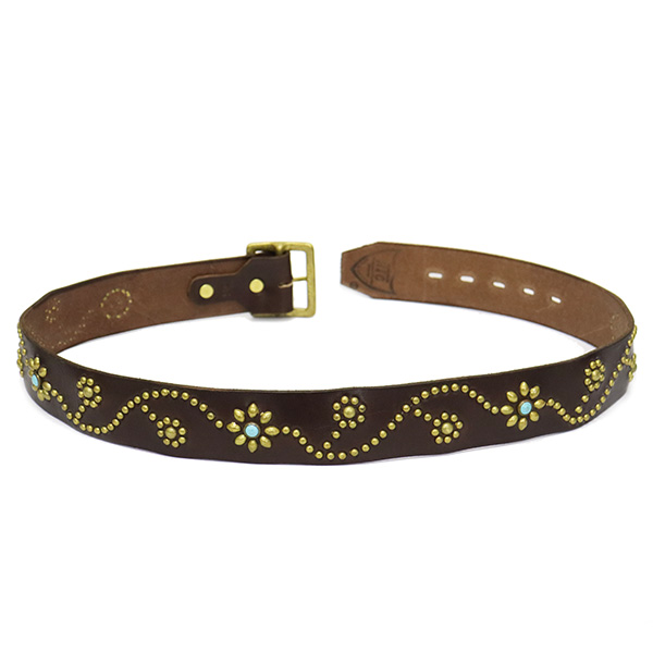 正規取扱店 HTC(Hollywood Trading Company) Belt #125 Turquoise 1.75