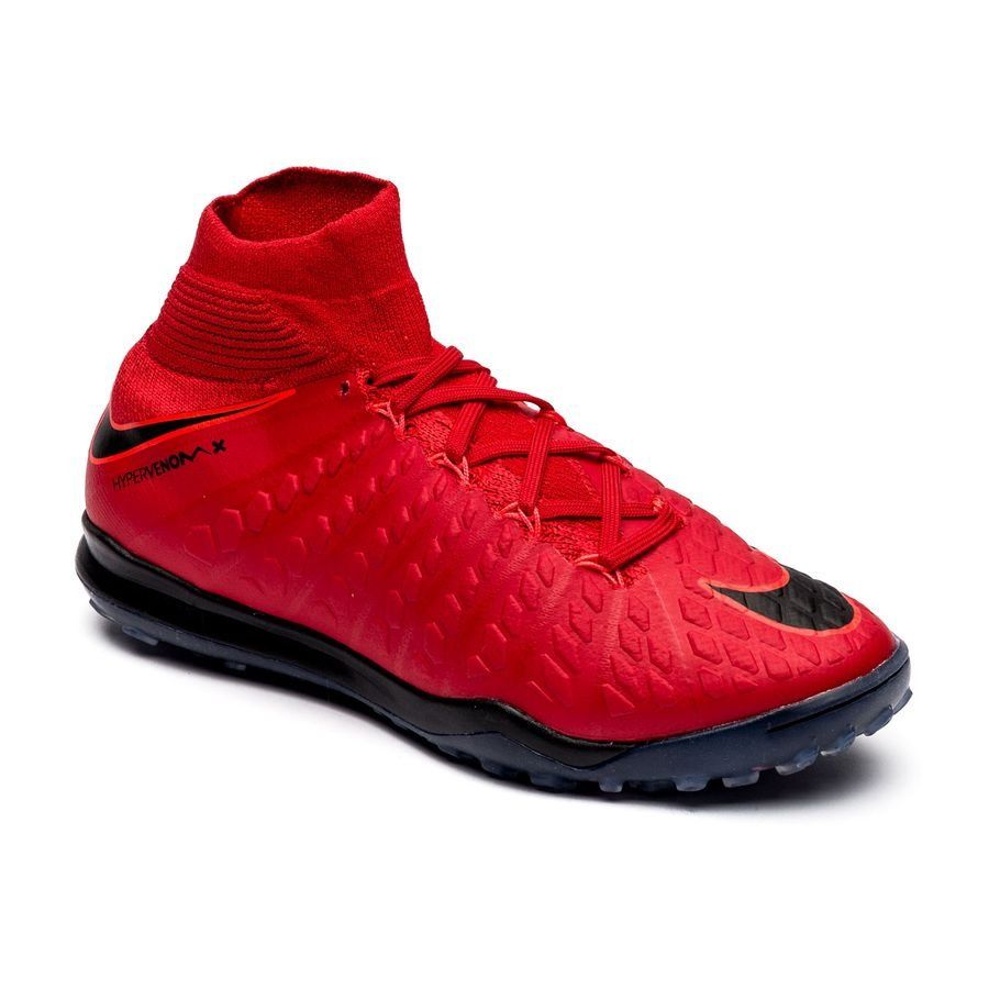 Nike HypervenomX Proximo II DF TF Fire - University Red/Black Kids