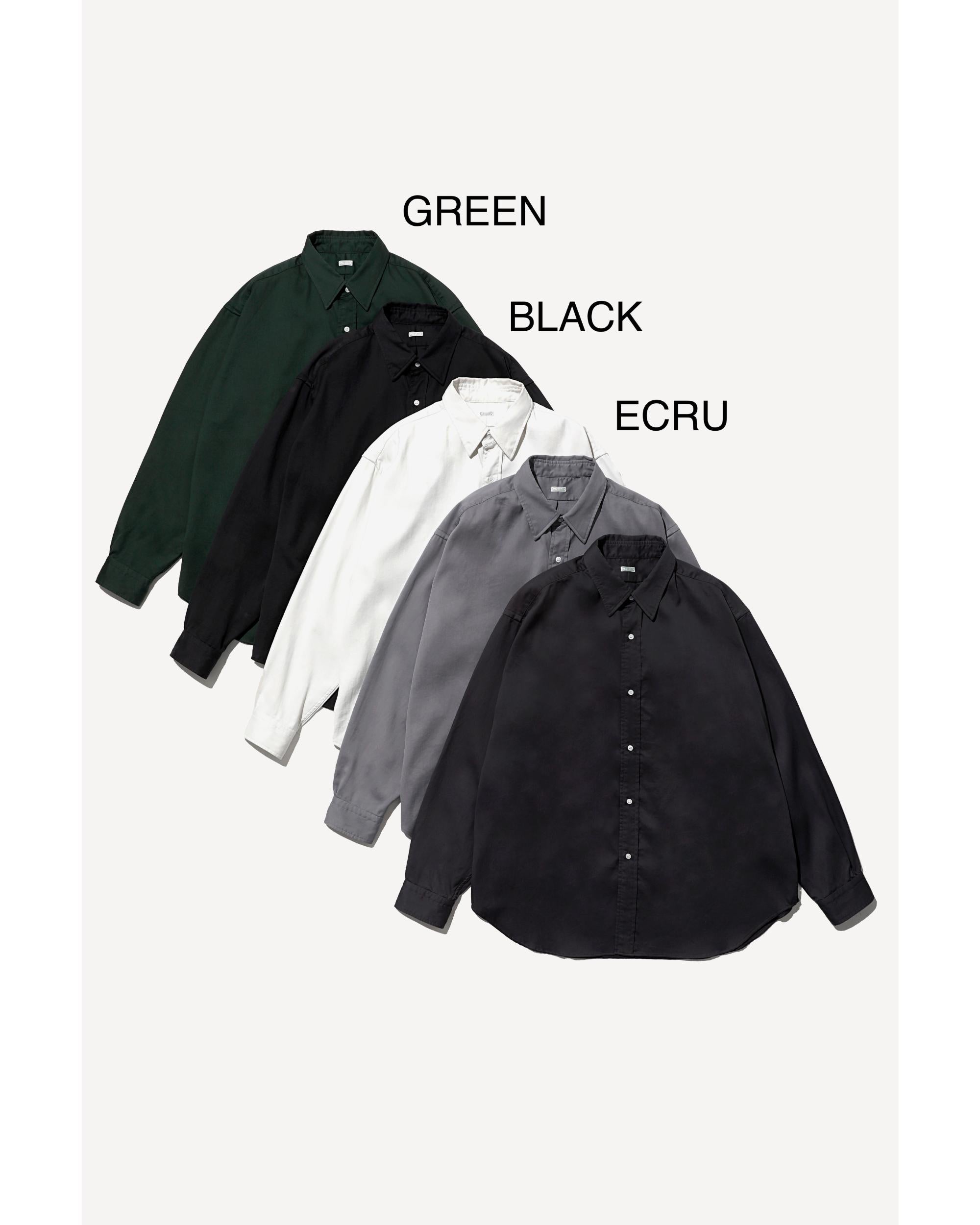 Double Weave Twill Regular Collar Shirt – TIME AFTER TIME