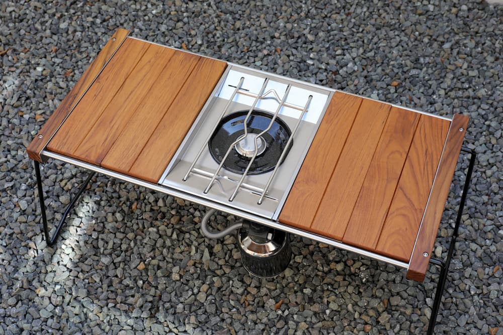 美品]スノーピーク IGTスリム ステンレストレー付き スノーピークの