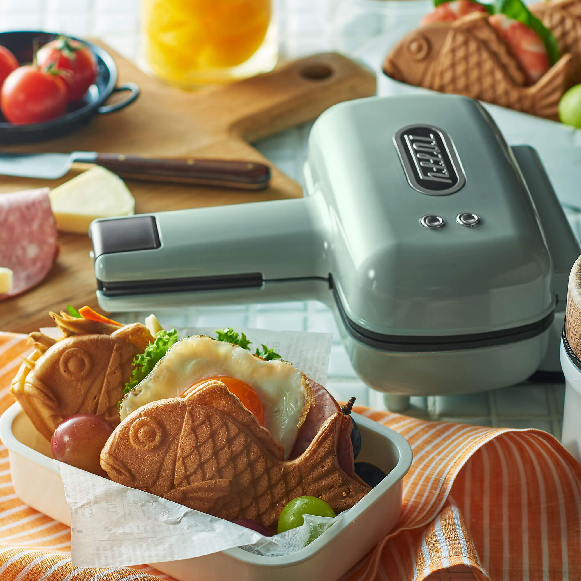 Toffy ハーフホットサンドメーカー＜プレート交換式＞ 専用たい焼き