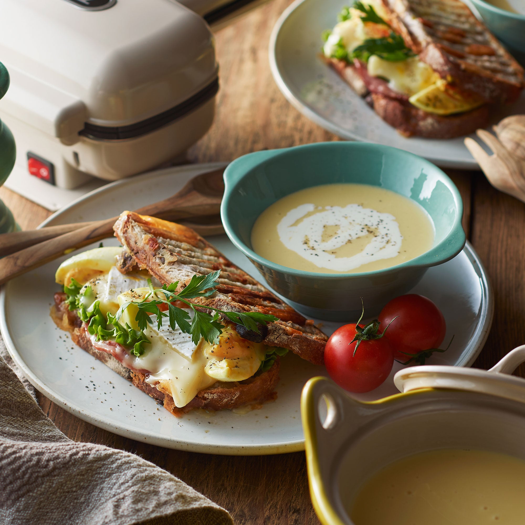 Toffy ハーフホットサンドメーカー＜プレート交換式＞ 専用マルチ