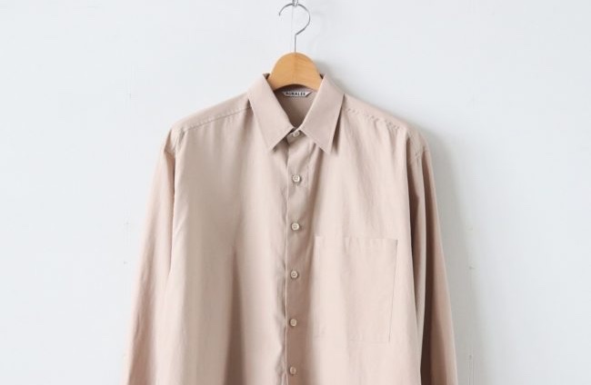 レビュー】夏でも着たい大人の長袖シャツ/AURALEE (オーラリー)WASHED