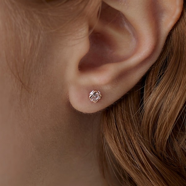 K10ピンクゴールド ピアス | 112046153107 | 【公式】4℃ジュエリー