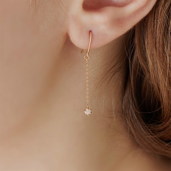 K18ピンクゴールド ピアス | 152411153101 | 【公式】Canal4℃ (カナル