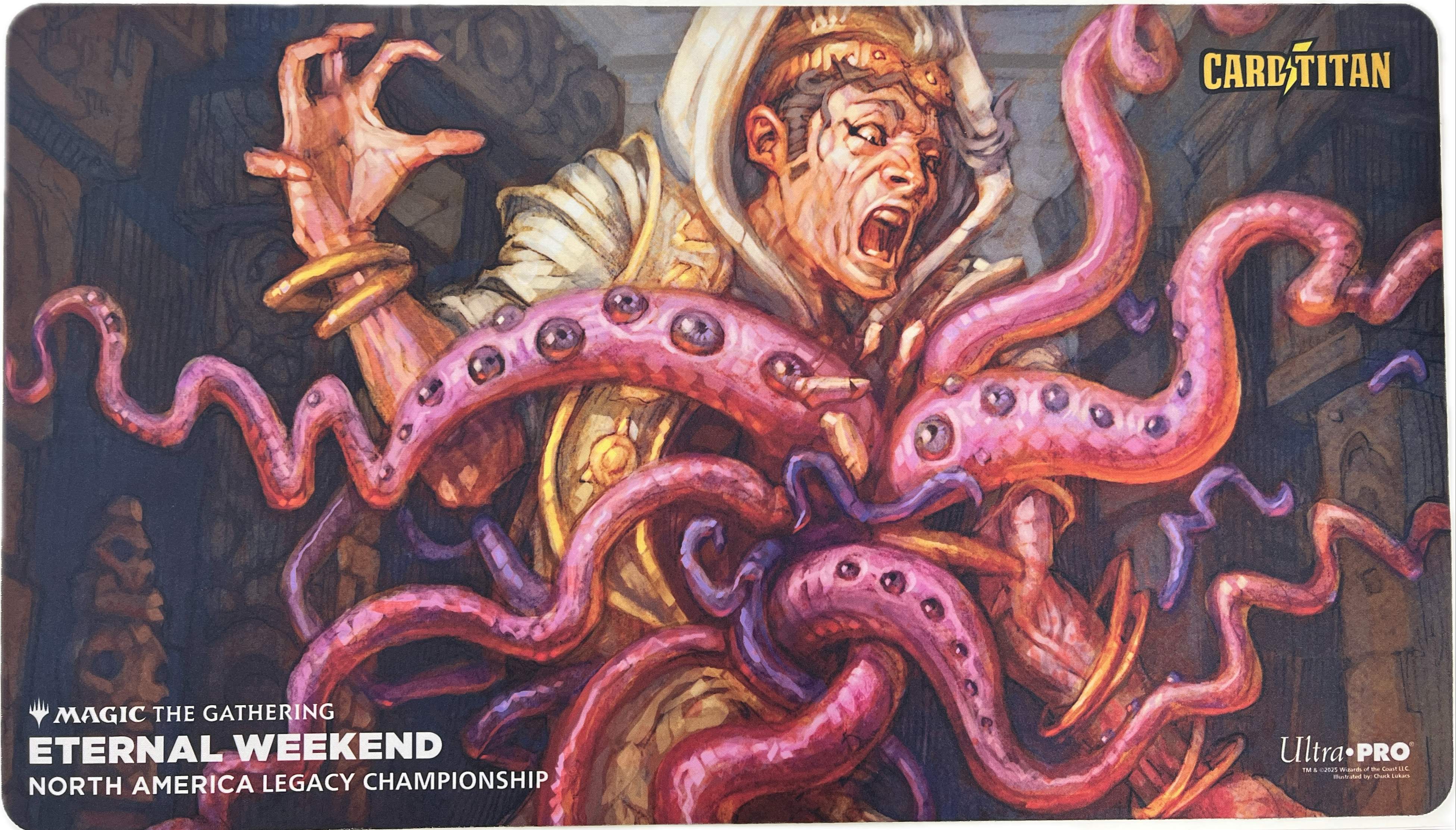 MTG 森 プレイマット オンスロート サイン入り MTG 森 プレイマット