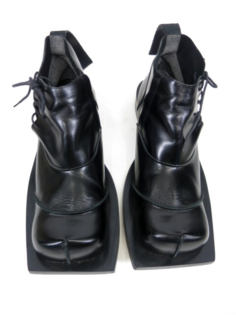 KOJI KUGA スクエアトゥ レザーシューズ コージクガ | 高価買取なら