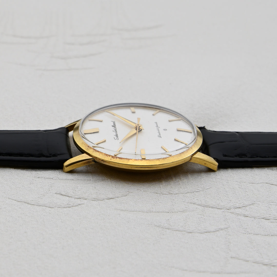 セイコー ロードマーベル 18金無垢 SD文字盤 手巻き 23石 Seiko Lord