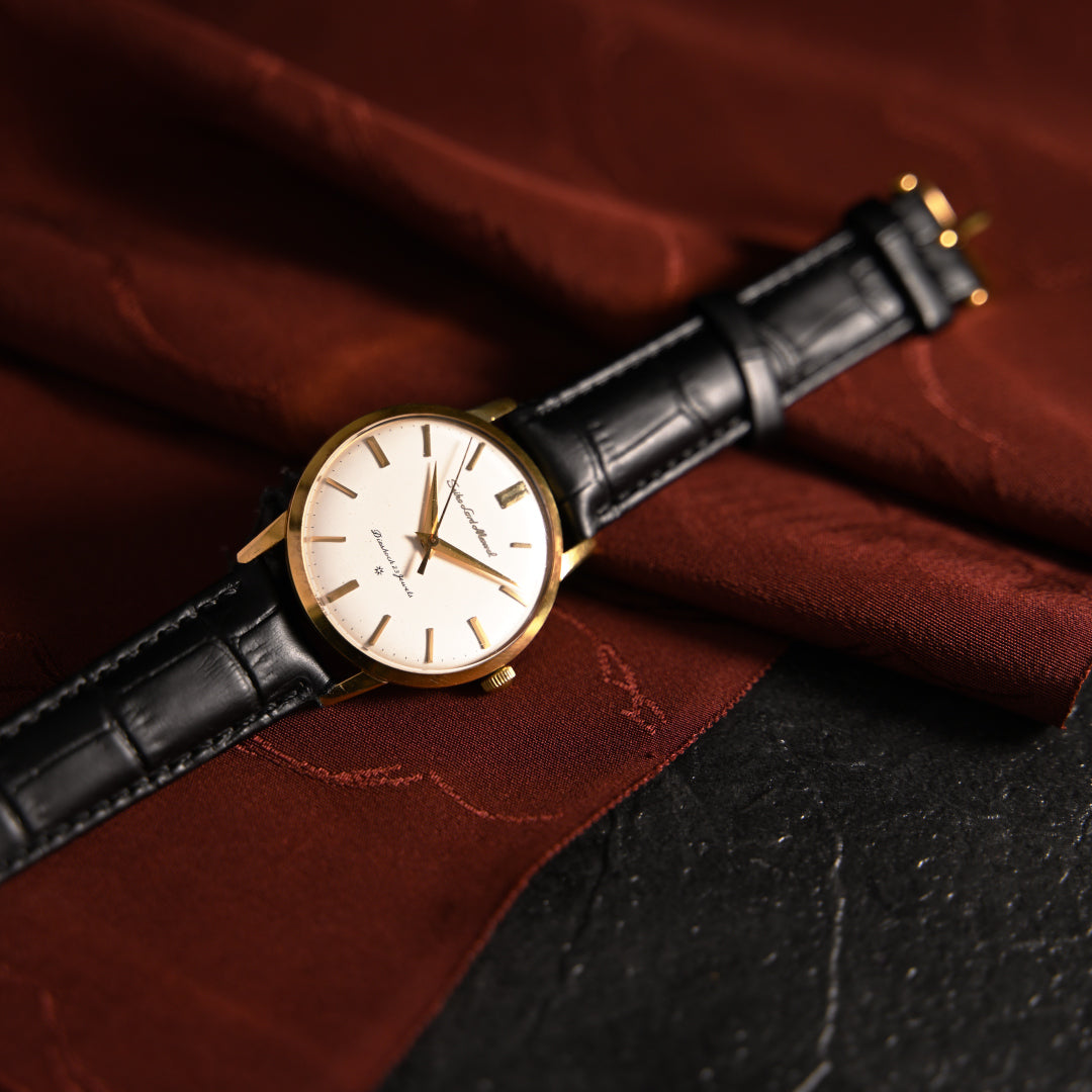 セイコー ロードマーベル 18金無垢 SD文字盤 手巻き 23石 Seiko Lord